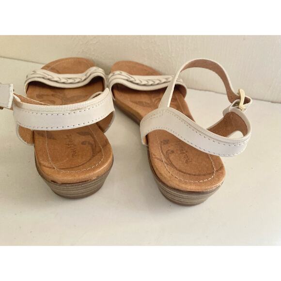 Nurture Marrlowe Women's Shoes Sandals White Braided Leather Size 9.5 - Picture 2 of 10